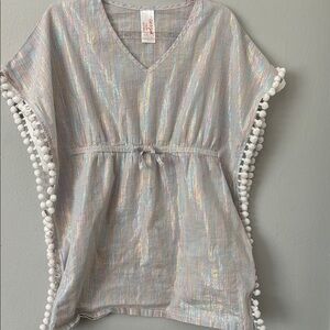 Cat & Jack Multicolor Striped swim suit cover up